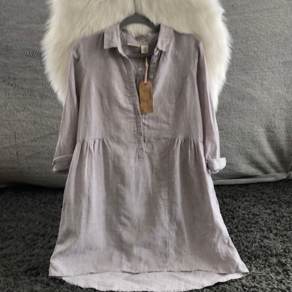 linen beach dress